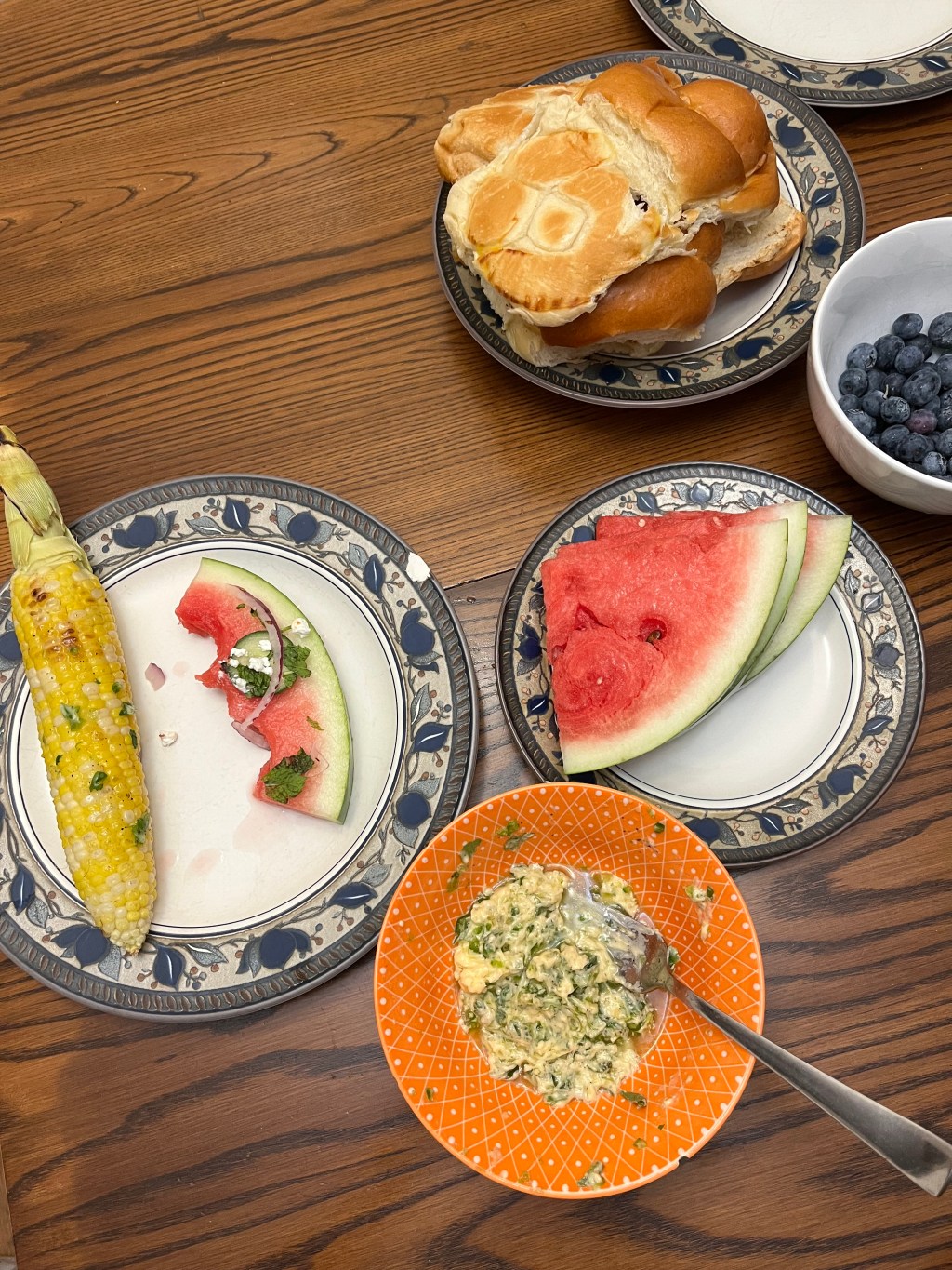 Watermelon Pizza and Honey-Lime Grilled&nbsp;Corn